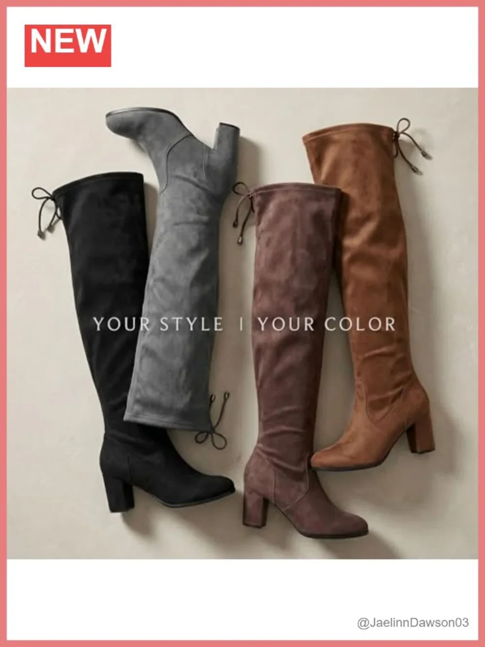 Over-the-Knee Suede Boots - Chunky Heel Thigh-High Autumn Style
